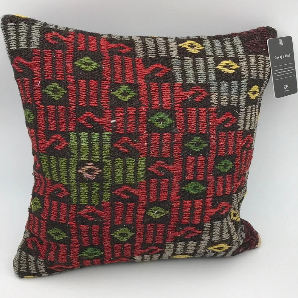 Loloi One Of A Kind Turkish Kilim Rug Pillow Cushion Cover
